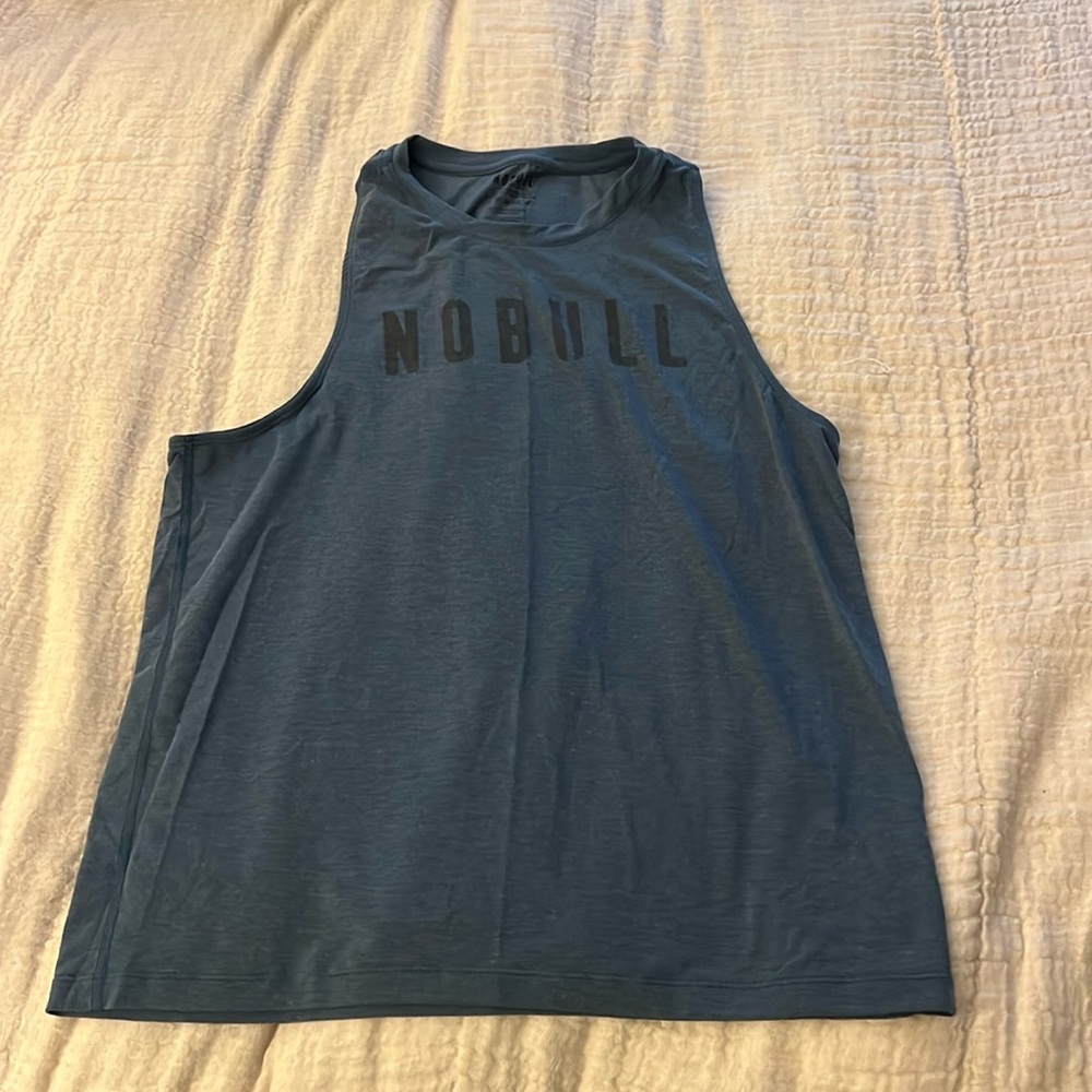Nobull muscle tank, Deep Teal, Size Large